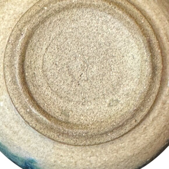 Vintage Handcrafted Ceramic Lidded Jar With Earthy Tones & Rustic Finish - Picture 9 of 10